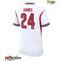 Camiseta Inglaterra Reece James #24 Primera Equipación para mujer Mundial 2026 manga corta
